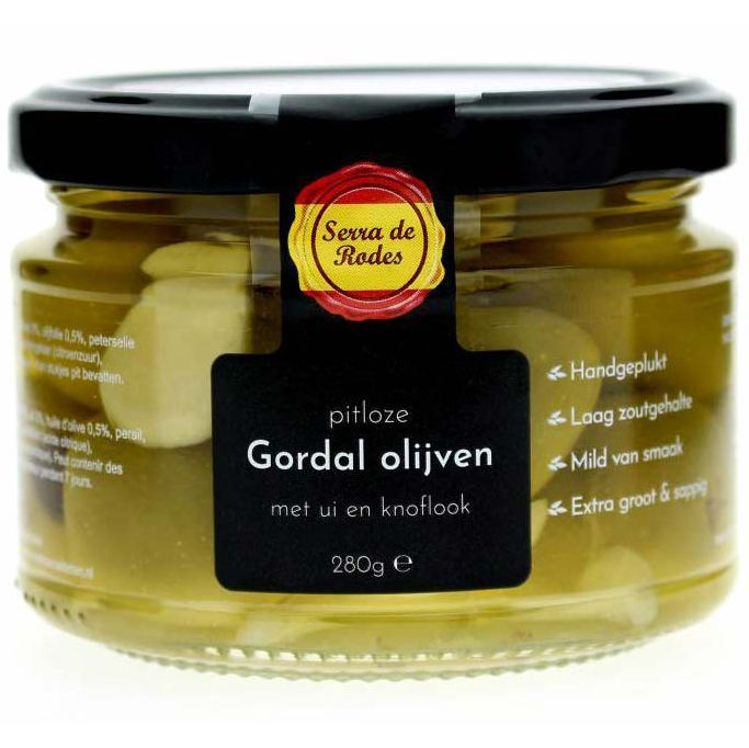 Olijven met uit & knoflook