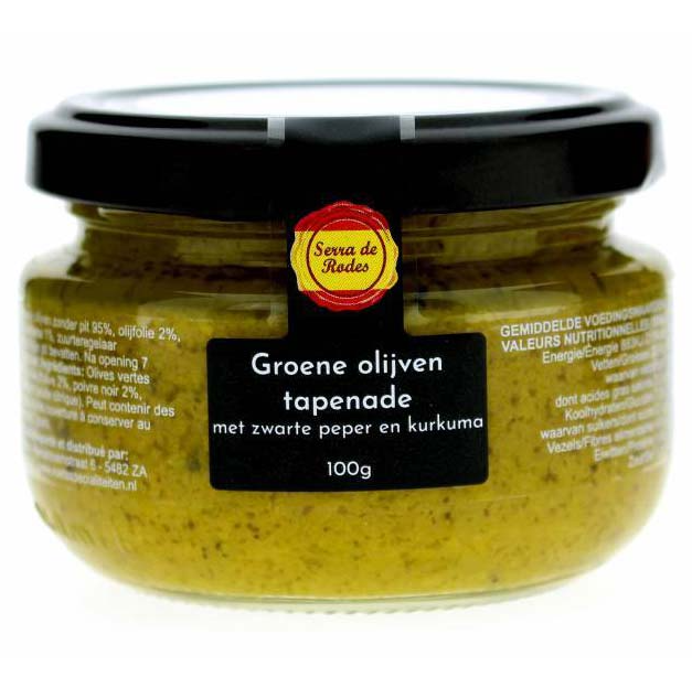 Groene olijven tapenade